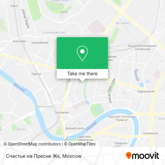 Счастье на Пресне Жк map