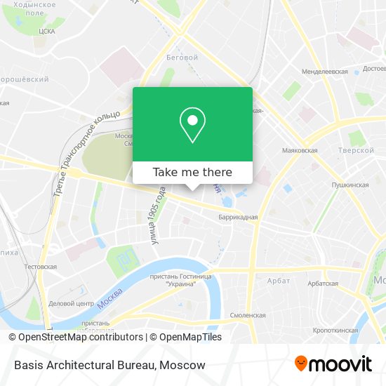 Basis Architectural Bureau map