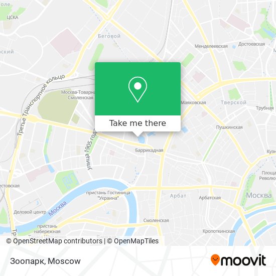 Зоопарк map