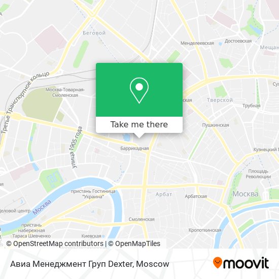 Авиа Менеджмент Груп Dexter map