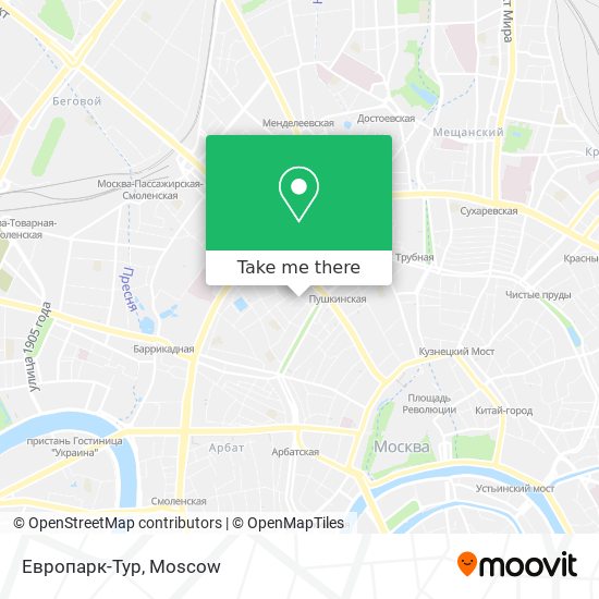 Европарк-Тур map