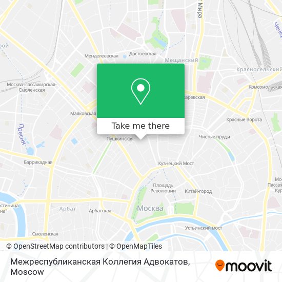 Межреспубликанская Коллегия Адвокатов map