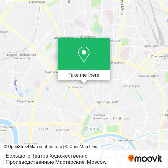 Большого Театра Художественно-Производственные Мастерские map
