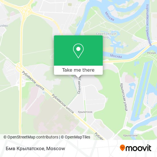 Бмв Крылатское map
