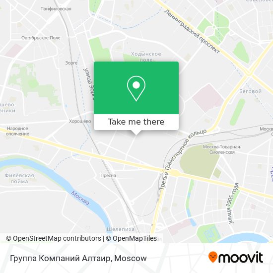 Группа Компаний Алтаир map