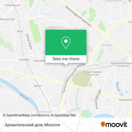 Архангельский дом map