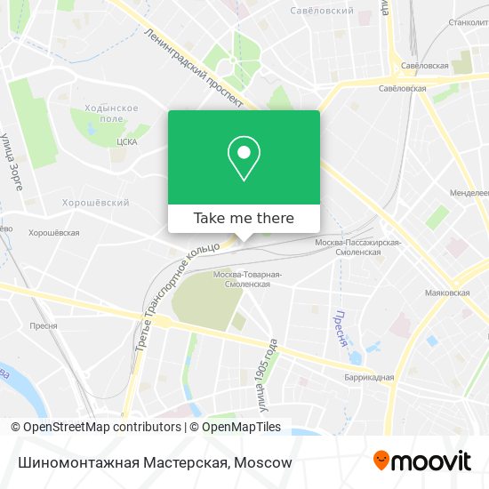 Шиномонтажная Мастерская map