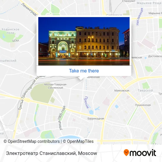 Электротеатр Станиславский map