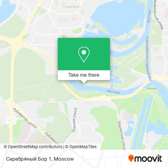 Серебряный Бор 1 map