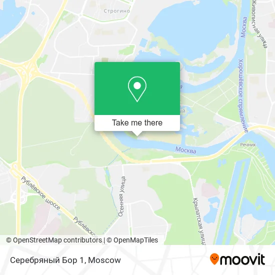 Серебряный Бор 1 map