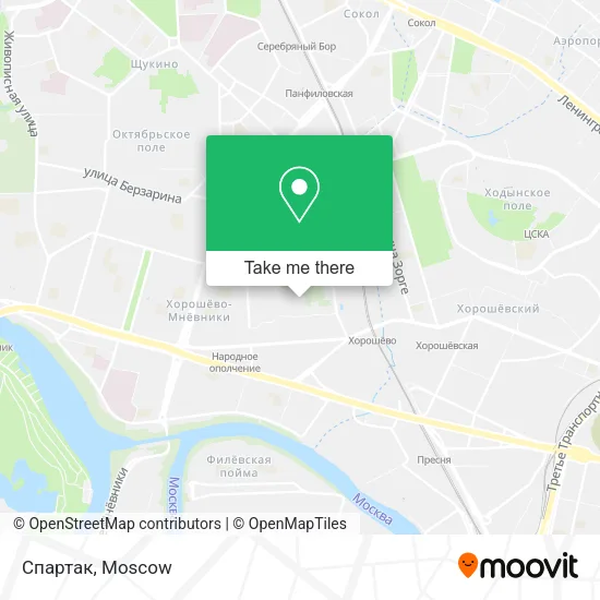Спартак map