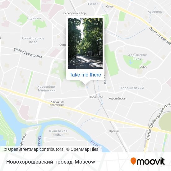 Новохорошевский проезд map