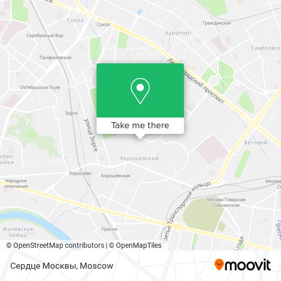 Сердце Москвы map