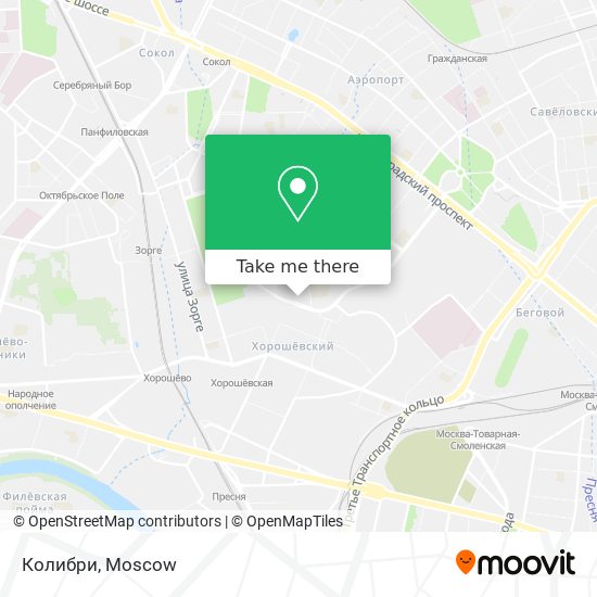 Колибри map