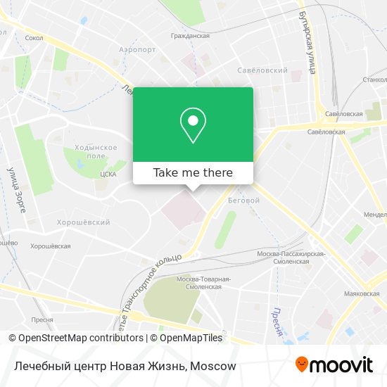 Лечебный центр Новая Жизнь map