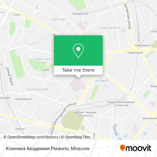 Клиника Академии Рманпо map