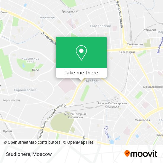 Studiohere map