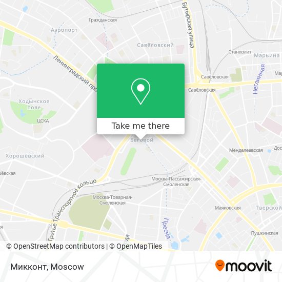 Микконт map