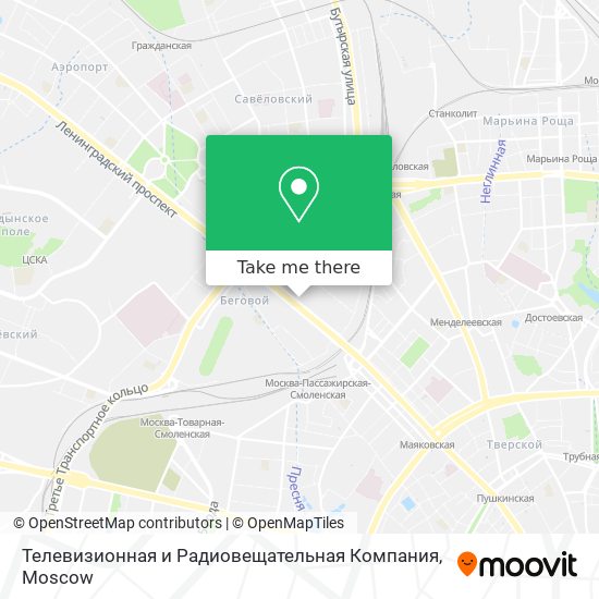 Телевизионная и Радиовещательная Компания map