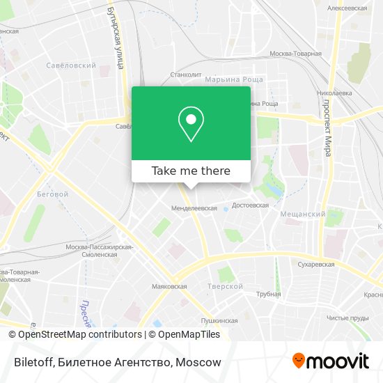 Biletoff, Билетное Агентство map