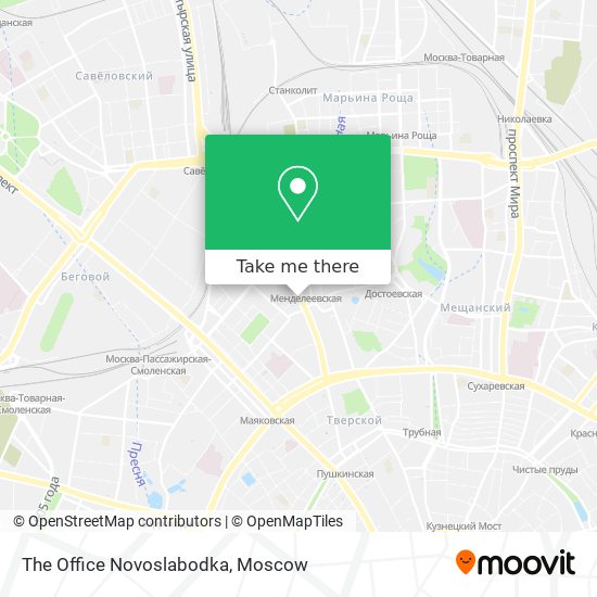 The Office Novoslabodka map