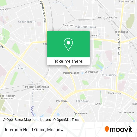 Intercom Head Office map