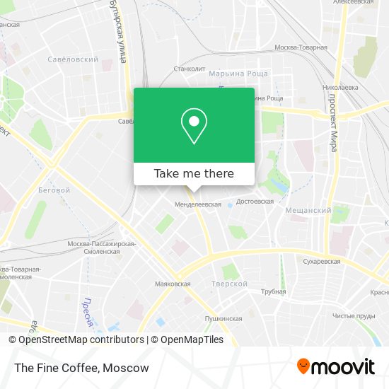 The Fine Coffee map