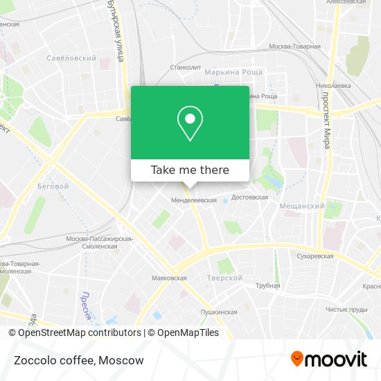 Zoccolo coffee map