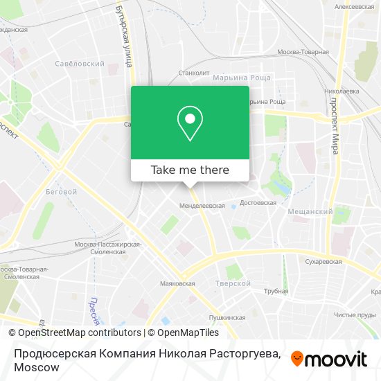 Продюсерская Компания Николая Расторгуева map