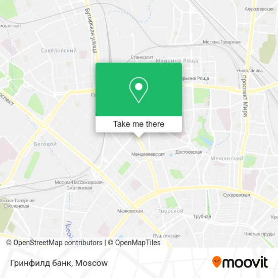 Гринфилд банк map