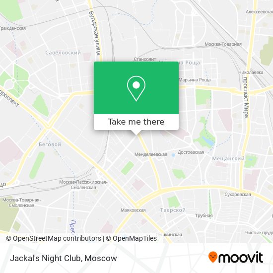 Jackal's Night Club map