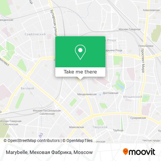 Marybelle, Меховая Фабрика map