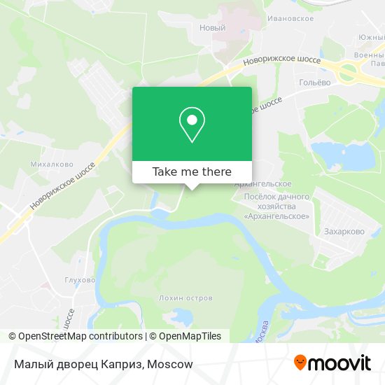 Малый дворец Каприз map