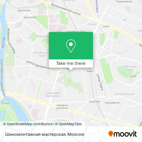 Шиномонтажная мастерская map