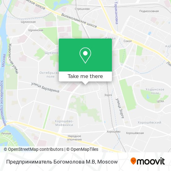 Предприниматель Богомолова М.В map