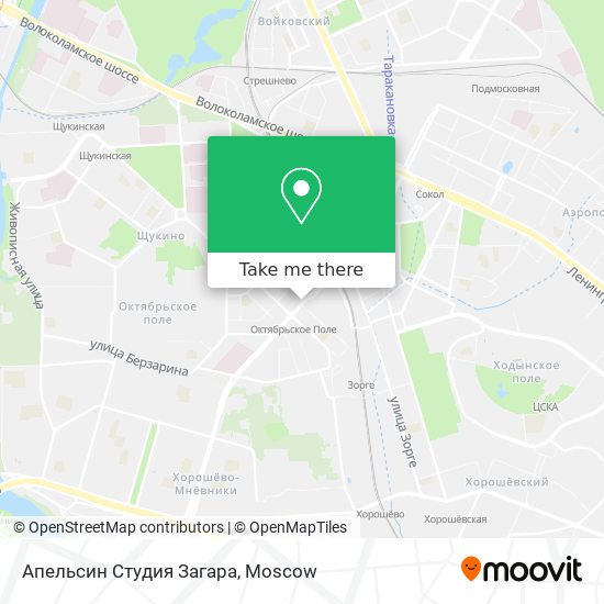 Апельсин Студия Загара map