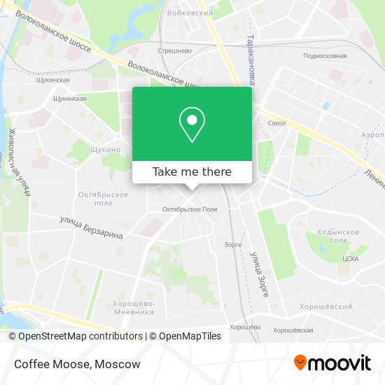 Coffee Moose map