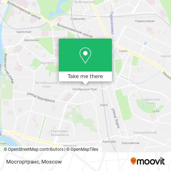 Мосгортранс map