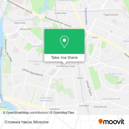 Стоянка такси map