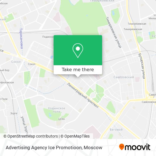 Advertising Agency Ice Promotioon map