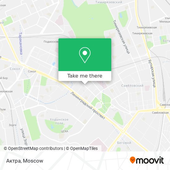 Актра map