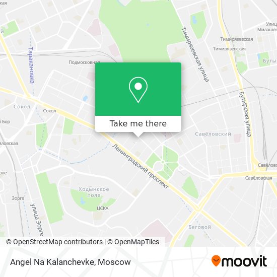 Angel Na Kalanchevke map