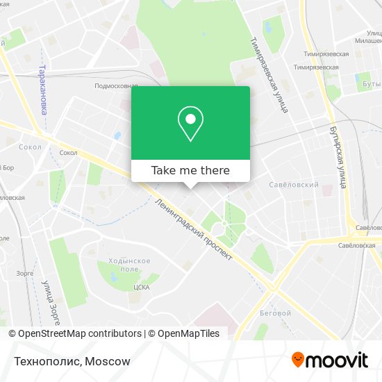 Технополис map