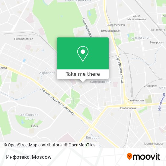 Инфотекс map