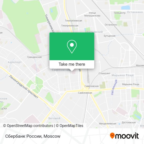 Сбербанк России map