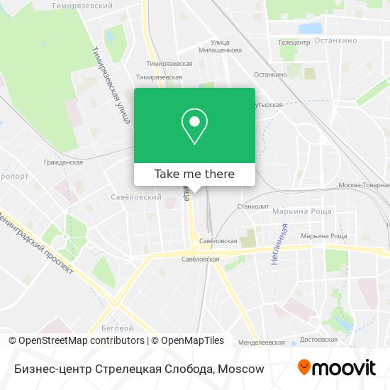 Бизнес-центр Стрелецкая Слобода map