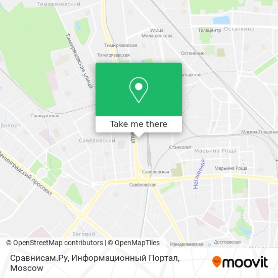 Сравнисам.Ру, Информационный Портал map