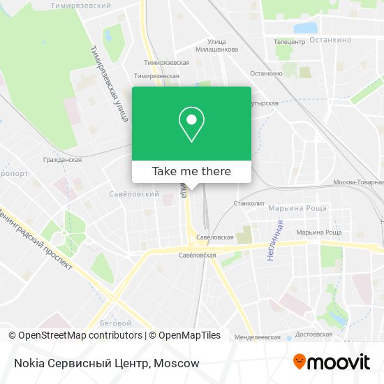 Nokia Сервисный Центр map