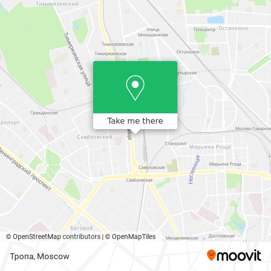 Тропа map