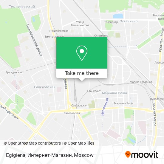 Egigiena, Интернет-Магазин map